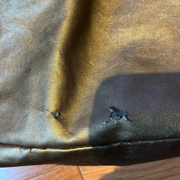 The body shop copper soft vegan leather shopping Tote bag - Picture 10 of 13